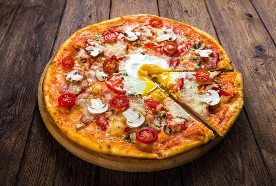 Whole Breakfast Pizza